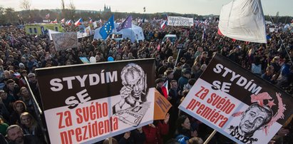 Demonstracja w Pradze. Na ulice wyszło 300 tys. Czechów!