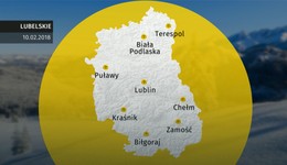 Prognoza pogody dla woj. lubelskiego - 10.02