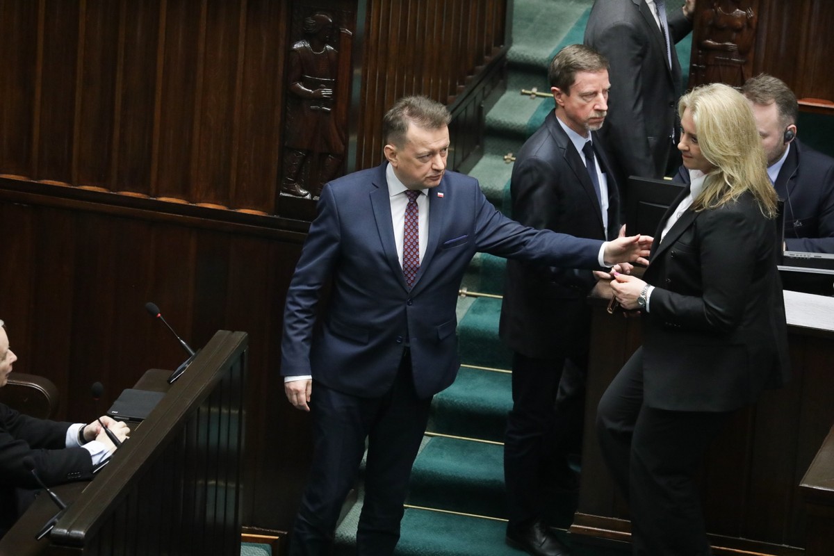 Katarzyna Sójka i Mariusz Błaszczak