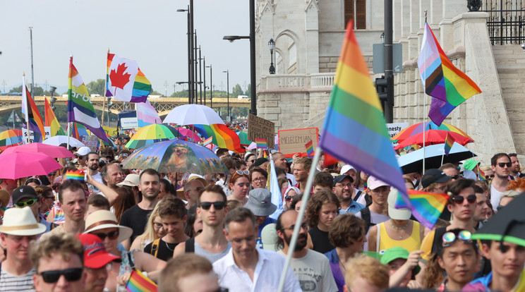 Kiderült, milyen korlátozásokra kell számítani az idei Budapest Pride felvonulás miatt / Fotó: Fuszek Gábor