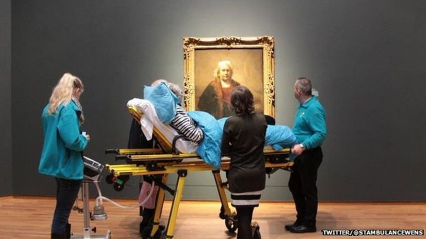 Remek-delo Rembranta uveselilo ženu obolelu od raka