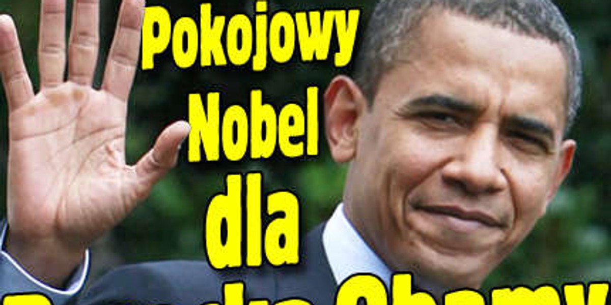 Pokojowy Nobel dla Baracka Obamy