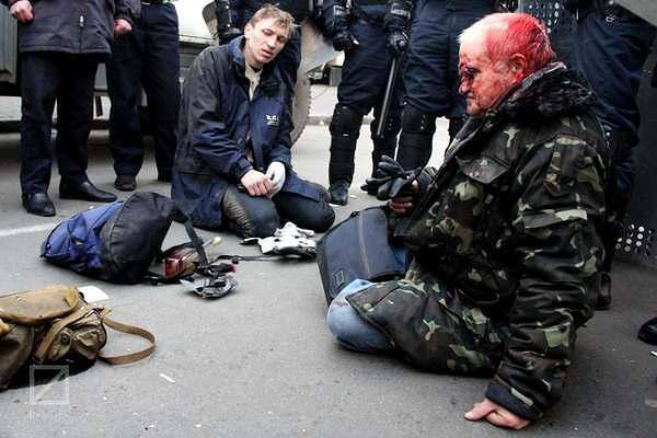 Ranni protestujący na Majdanie