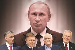 Przyjaciele putina Władimir Putin Viktor Orban, Robert Fico, Vaclav Klaus, Milos Zeman