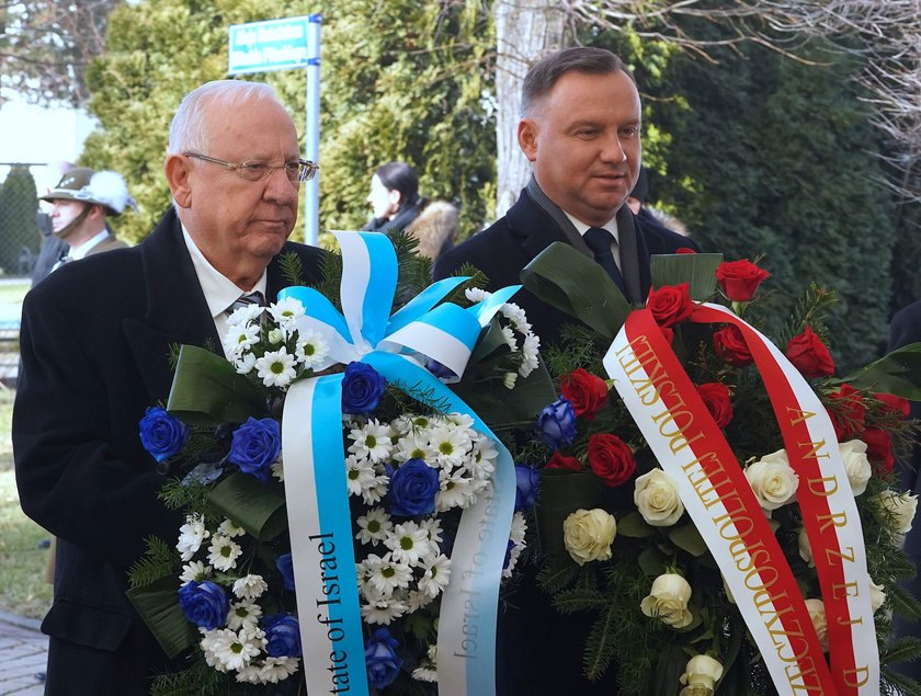 Andrzej Duda i Reuven Rivlin 