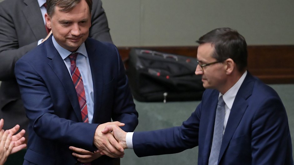 Zbigniew Ziobro i Mateusz Morawiecki