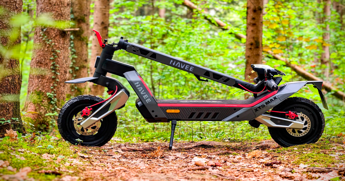 Navee XT5 Max Test: Brachialer E-Scooter mit 2200 Watt ist Outdoor-Testsieger