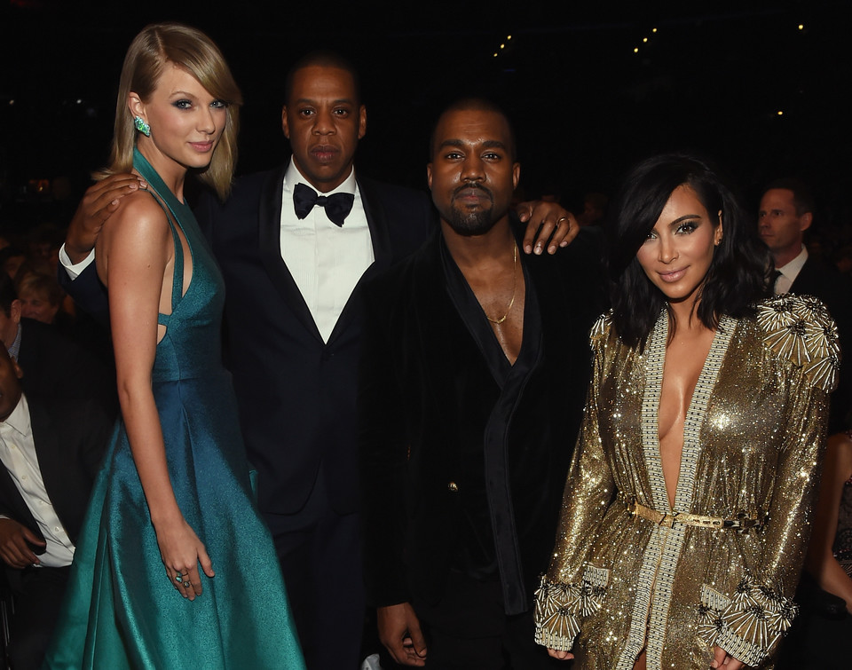 Taylor Swift, Kanye West i Kim Kardashian