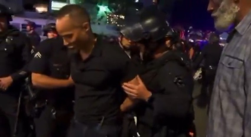 Novinar CNN-a Džejson Kerol, protesti, Los Anđeles