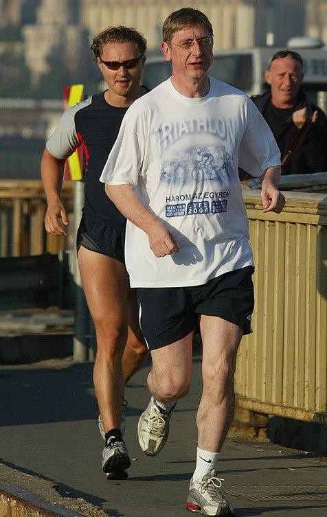 Gyurcsány Ferenc, a DK elnöke régebben sokat futott, aztán belustult, ám mostanában újrakezdte az edzést/ Fotó: RAS