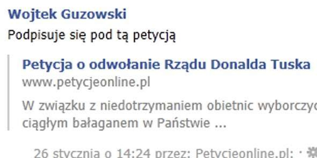 Syn posłanki PO przeciw rządowi Tuska