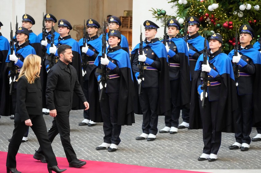 Zelenski i  Đorđa Meloni