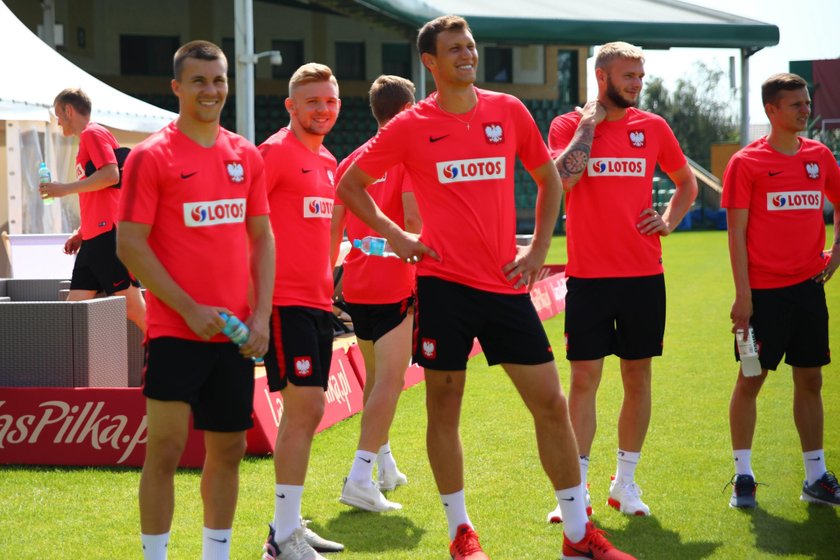 Pilka nozna. Reprezentacja Polski U21. Trening. 11.06.2019