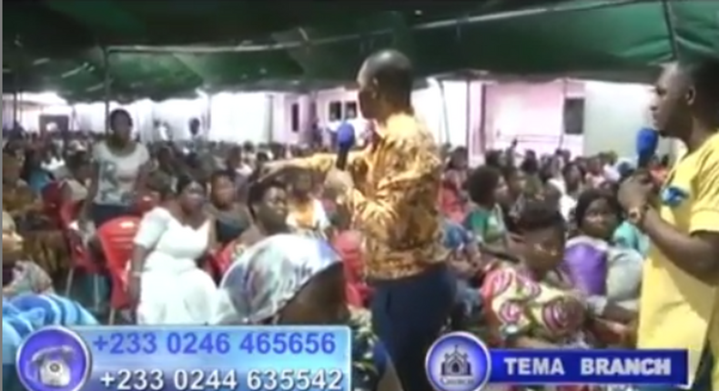 Obinim gifts his church's collection to poor woman