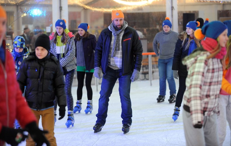 Anna Lewandowska poprowadziła lekcję WF na Stadionie Narodowym