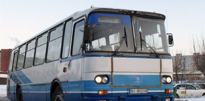 Ukradł autobus, bo bolały go nogi