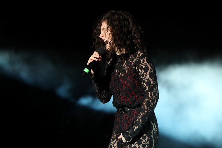 Lorde na festiwalu Open'er 2017. 01.07.2017.