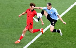 Wyrównany mecz Urugwaju z Koreą, w którym zabrakło goli