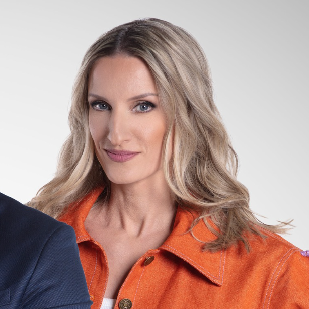 Moderátorka Adela Vinczeová.