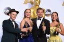 Laureaci Oscarów 2016: Mark Rylance, Brie Larson, Leonardo DiCaprio i Alicia Vikander