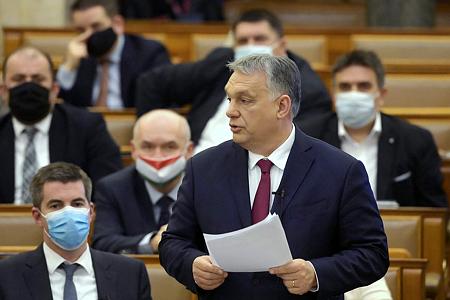 Orbán Viktor szerint a jövőhét lesz a legnehezebb/ Fotó: MTI/ Koszticsák Szilárd