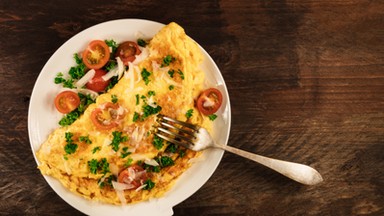 Omlet z cukinią. Na śniadanie i lunch