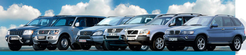 Jeep Cherokee, VW Tuareg, Volvo XC 90, Mercedes ML, Mitsubishi Pajero, BMW X5 - Nic za darmo...