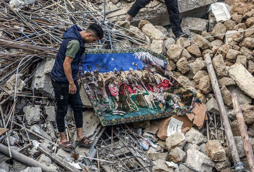 Grčka pravoslavna crkva u kojoj je bilo skloništa stotine raseljenih Palestinaca u Gazi je pogođena pre neki dan