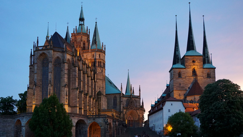 Katedra Najświętszej Maryi Panny oraz kościół św. Sewera na wzgórzu katedralnym, Erfurt
