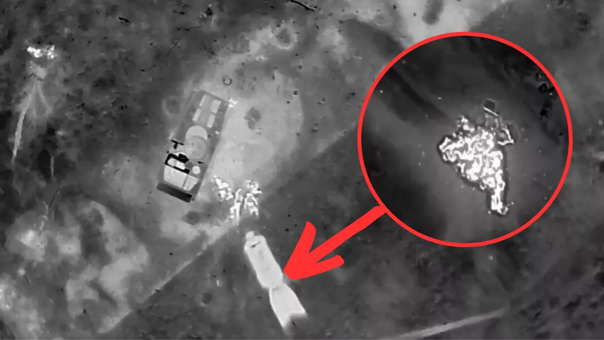 Ukraińskie drony zaatakowały Rosjan pod osłoną nocy