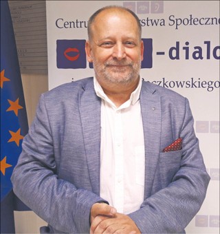 Sławomir Wittkowicz, członek prezydium Forum Związków Zawodowych, przewodniczący WZZ „Forum-Oświata”