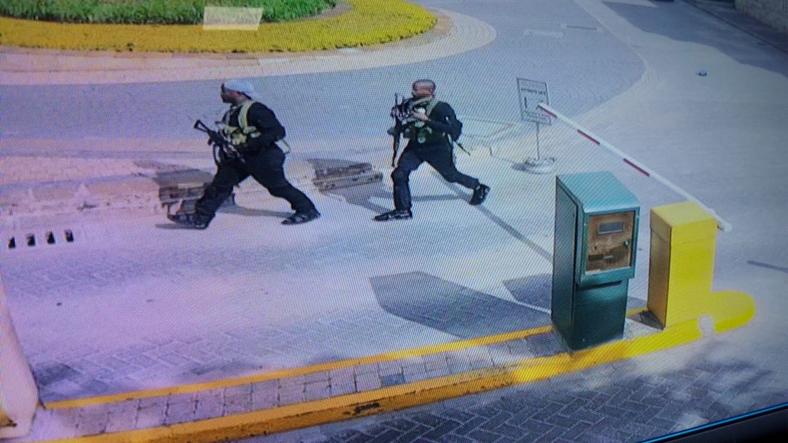 Photos of two of the attackers during the attack on Dusit hotel 