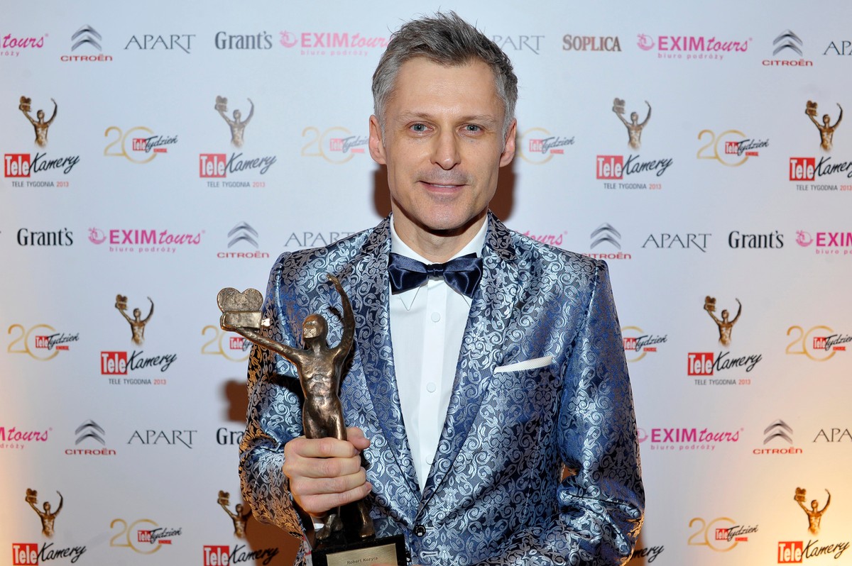 Robert Kozyra na gali Telekamery 2013