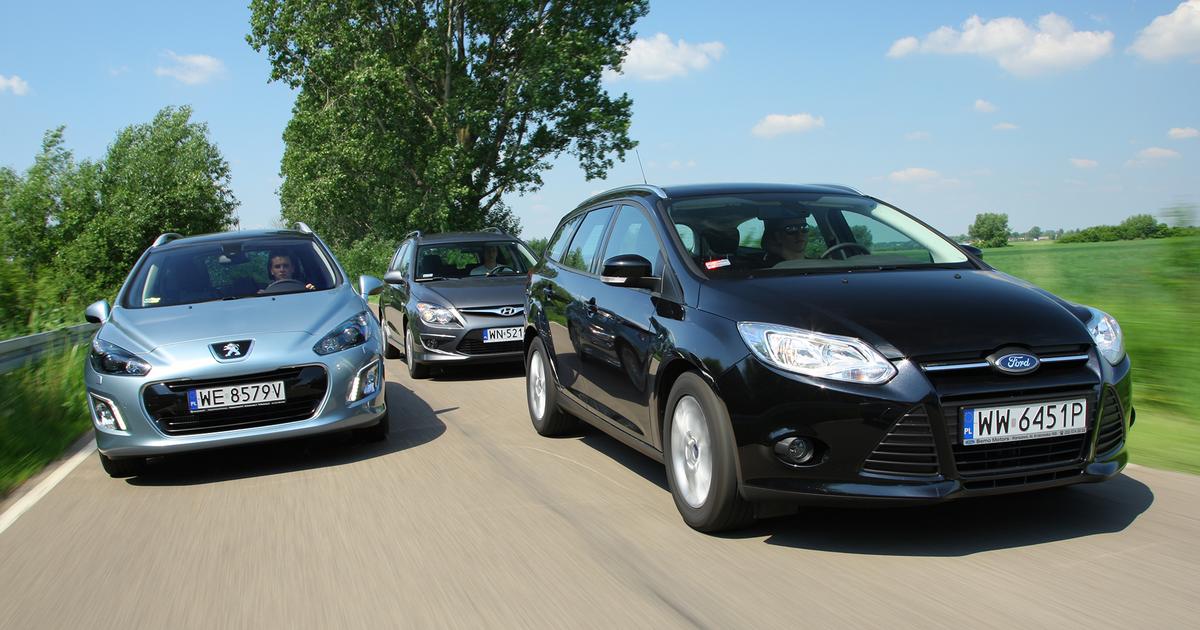 Peugeot 308 SW kontra Ford Focus kombi i Hyundai i30 CW