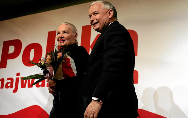 Jadwiga Staniszkis, Jarosław Kaczyński, fot. Sławomir Kamiński, AGENCJA GAZETA