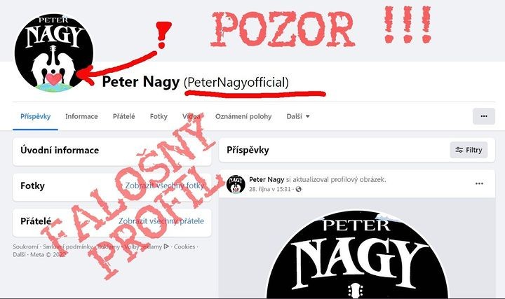 Legendárny spevák upozornil na falošné profily. 