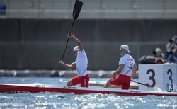ME w kajakarstwie. Głazunow i Barniak ze srebrnym medalem w C2 500 m.