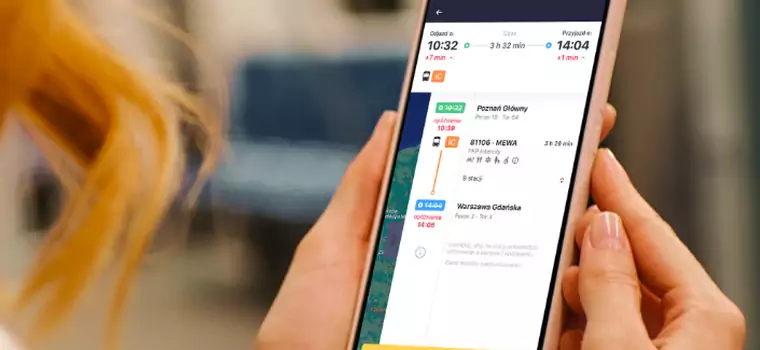 Aplikacja Jakdojade z ważną nowością. Kupisz bilety na pociąg