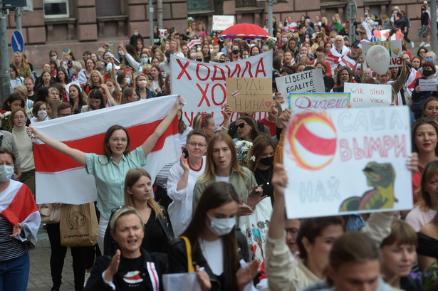 Protest na Białorusi
