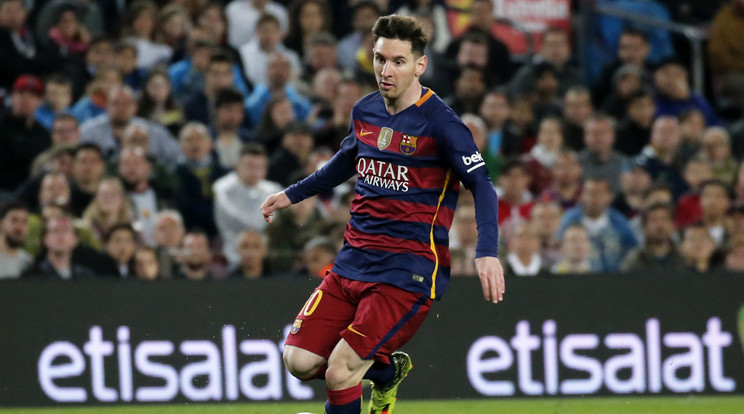 Messivel 2021-
ig hosszabbít
a Barcelona /Fotó: AFP