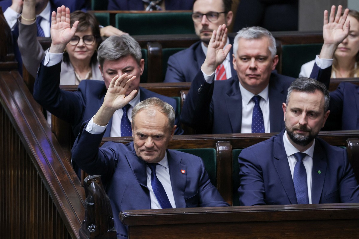 Premier Donald Tusk i wicepremier, szef MON i lider PSL, Władysław Kosiniak-Kamysz