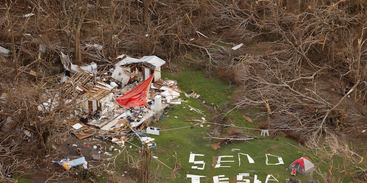 Elon Musk says Tesla's batteries could replace Puerto Rico's electrical system