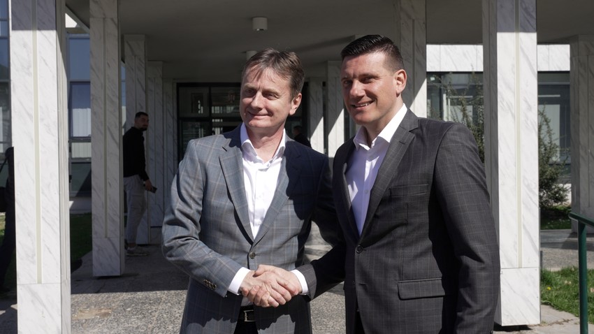 Darko Glišić u poseti bolnici u Smederevskoj Palanci