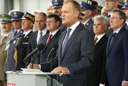 Donald Tusk Święto policji policja