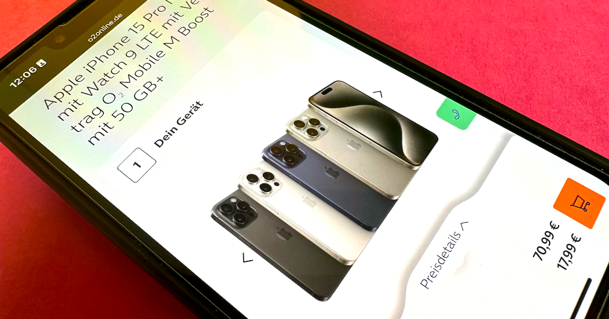 Tek seferlik 13 avroluk ödeme: O2'de iPhone 15 Pro Max ve Apple Watch 9