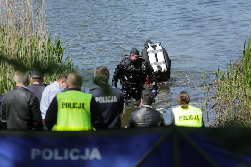 Poszukiwania ciała Joanny Gibner w Jeziorze Dywickim