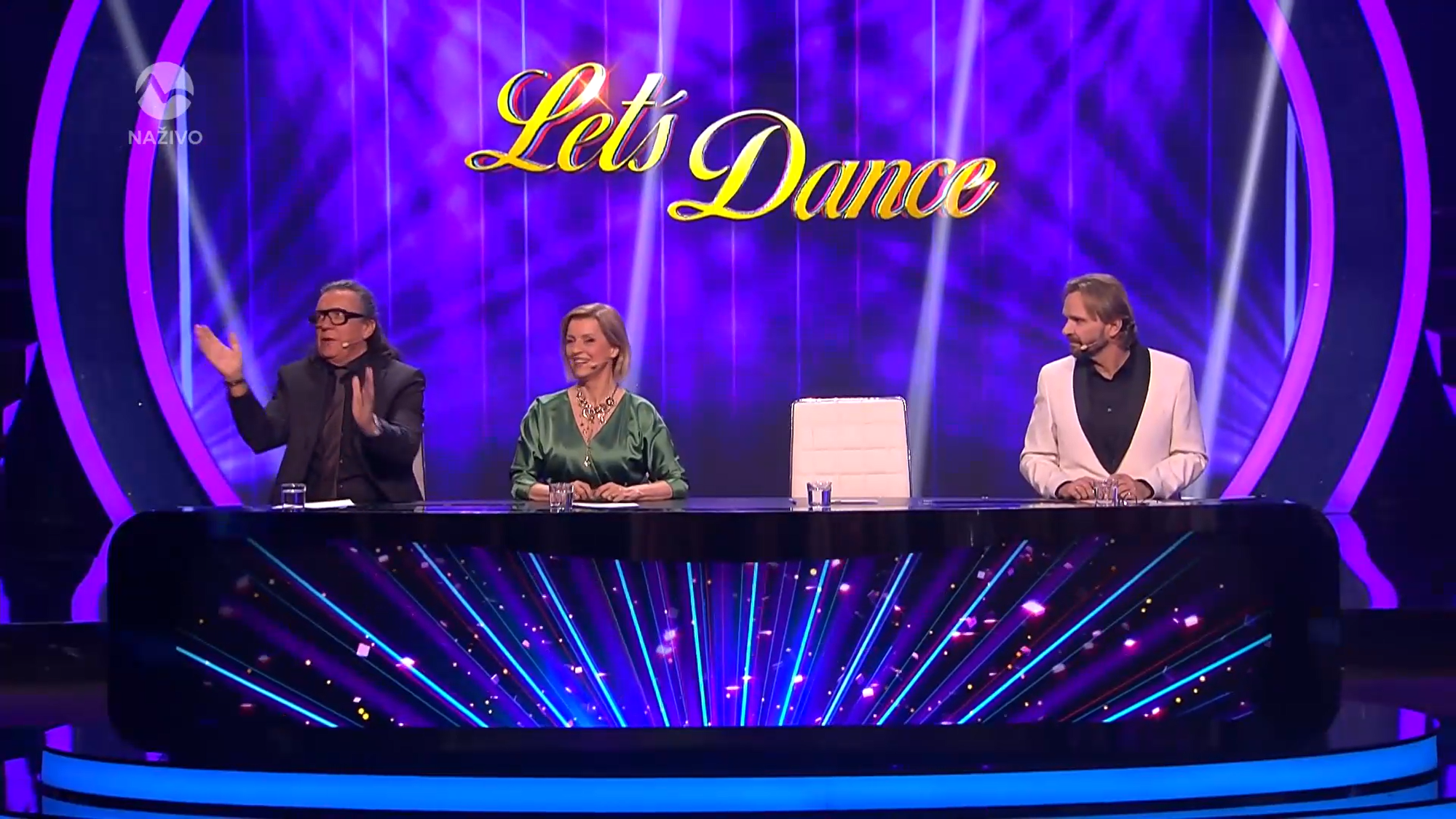 Štvrté kolo 11. série tanečnej šou Let's Dance: Richard Genzer, Tatiana Drexler a Ján Ďurovčík.