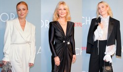 Torbicka kusiła dekoltem, Zielińska cała na biało. Kto jeszcze był na premierze "Znachora"? [ZDJĘCIA]