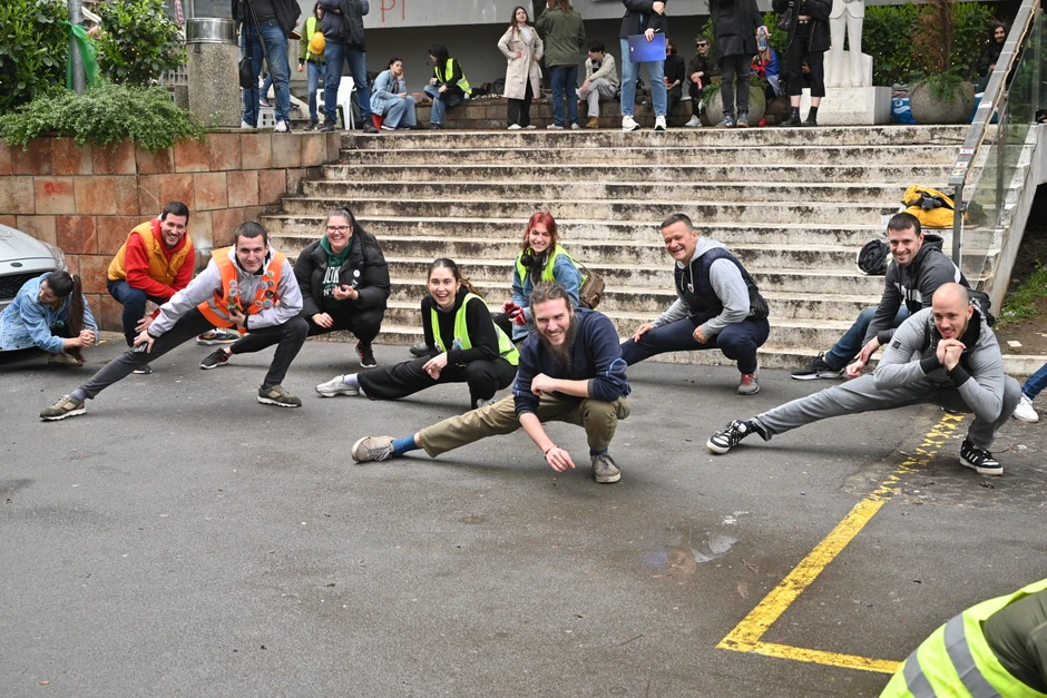 Blokada RTS Takovska studenti 18.04.2025.