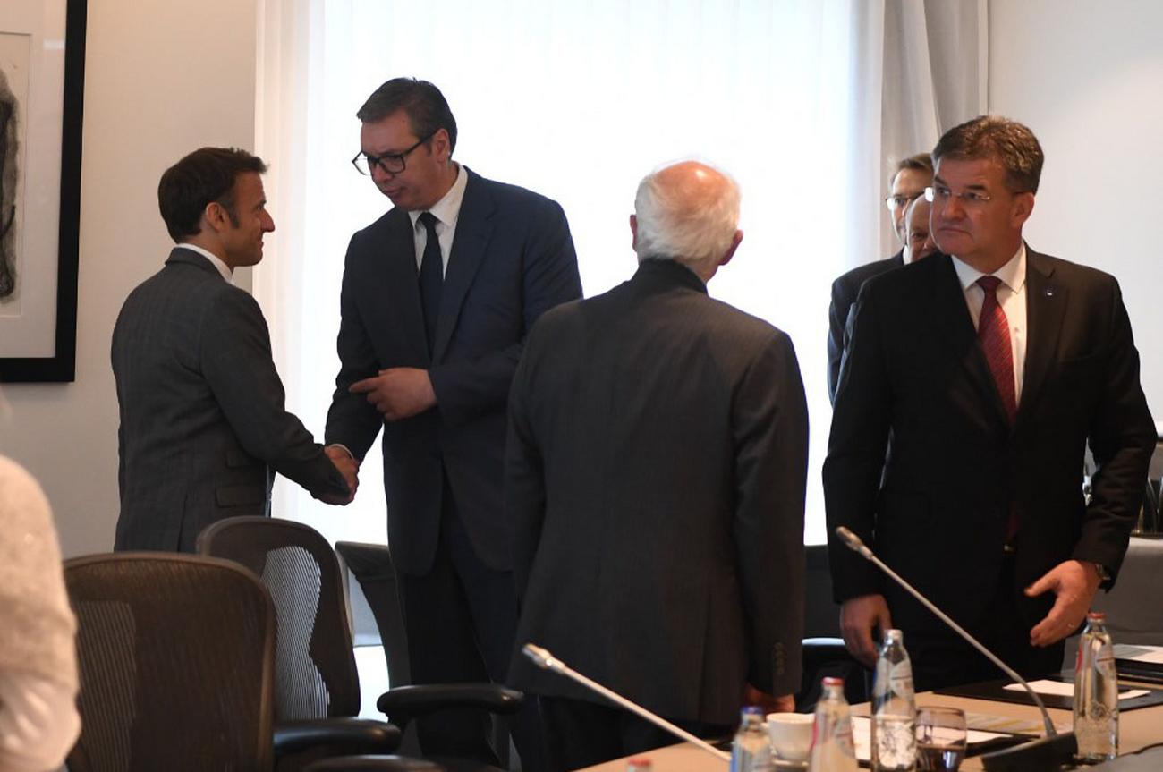 Macron, Soltz und Meloni forderten Serbien auf, den Kosovo de facto anzuerkennen